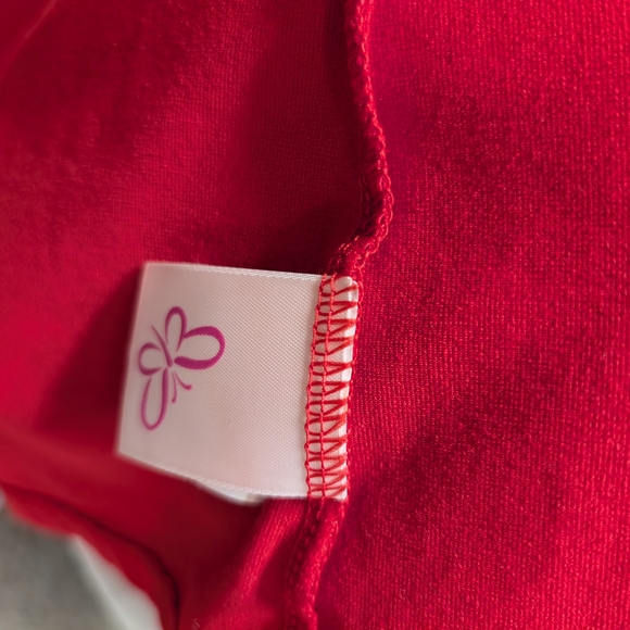 Weekenders Vibrant Red Women's Robe Wrap Dress Medium Lounge Soft Long Sleeve - Picture 6 of 6